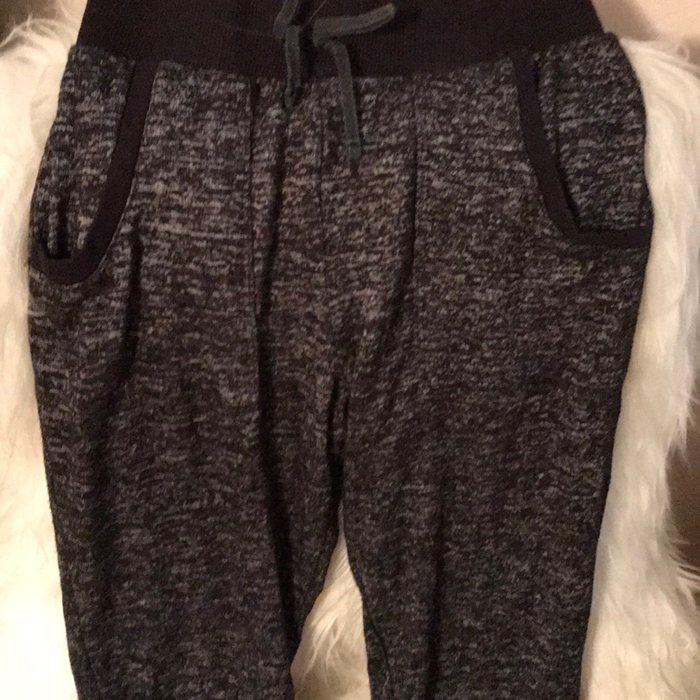 Girls black joggers